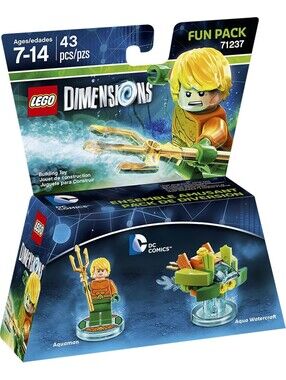 LEGO Dimensions 71237 Aquaman Fun Pack - DC Super Heroes - NEW Sealed Retired